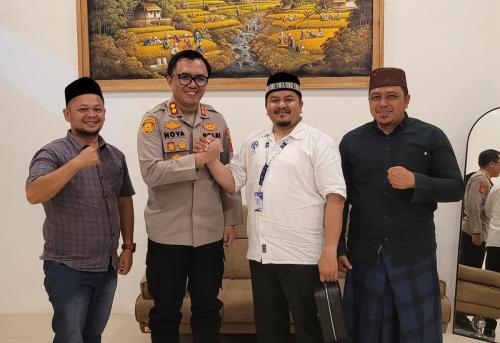 Syiar dan Sosialisasi Umrah, Dirut PT. Bir Ali Silaturahmi ke Kapolres